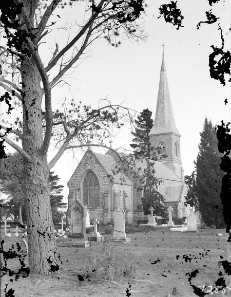 St John's Church and graveyard, Constitution Avenue, Reid.