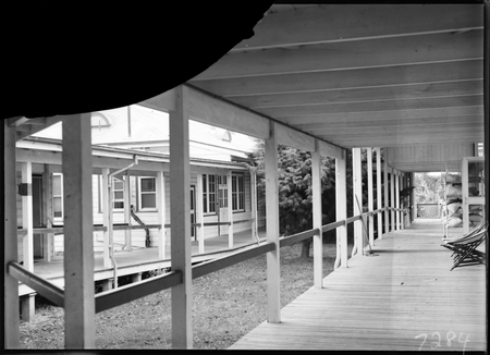 Verandahs of the Canberra Community Hospital.