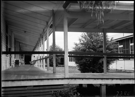 Verandahs of the Canberra Community Hospital.