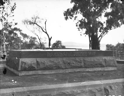 Grave of Major General, Sir W.T. Bridges on Mt. Pleasant above Duntroon Military College