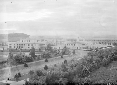 Rear of Parliament House from West Block Offices.