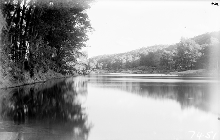 Unidentified river scene.