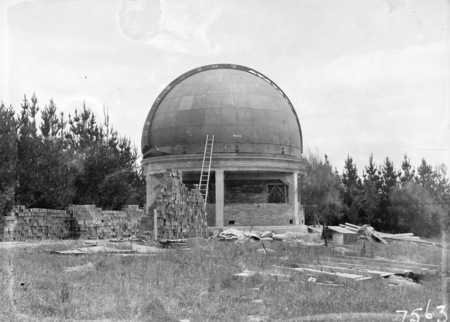 30 inch Reynolds Telescope under construction at Commonwealth Solar Observatory on Mt Stromlo.
