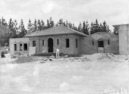 Office Buildings at the Commonwealth Solar Observatory, Mt Stromlo under construction.