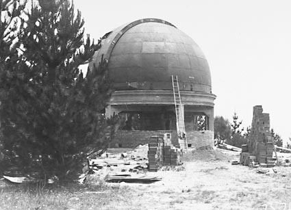 30 Inch Reynolds Telescope under construction at  Commonwealth Solar Observatory on Mt Stromlo
