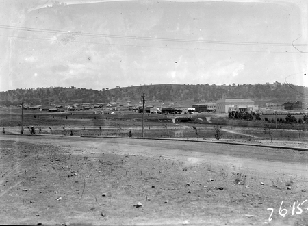 Manuka from Kingston, Capital Theatre on the right. Red Hill behind.