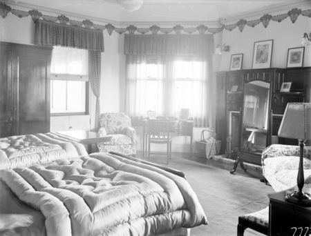 Bedroom of Canberra house.