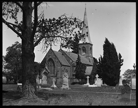 St John's Church, Constitution Avenue, Reid, from Anzac Parade.