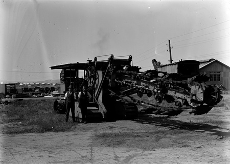 Parsons mechanical excavator.