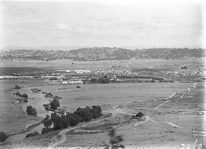 Kingston from Mount Pleasant.Kingston Power Station in centre