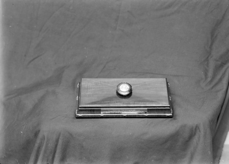 Royal Visit, May 1927. Casket containing the gold key to the front door of Parliament House.