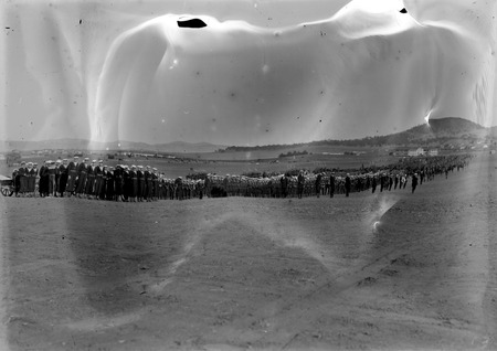 Royal Visit, May 1927 -Navy,Army and Air Force on parade