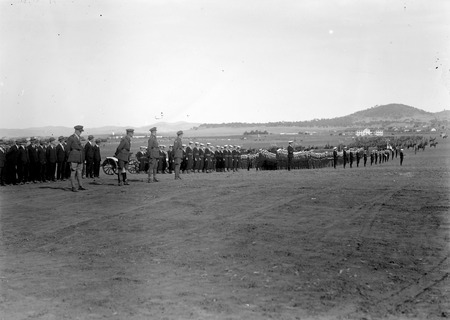 Royal Visit, May 1927 - Military parade,York Park