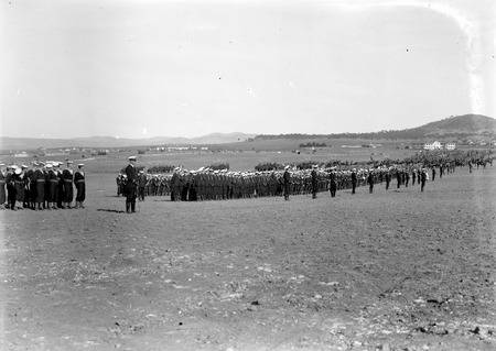 Royal Visit, May 1927 - Miltary parade,York Park