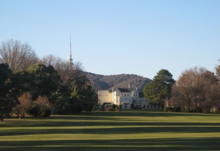 Government House taken from the lookout on Lady Denman Drive, Yarralumla