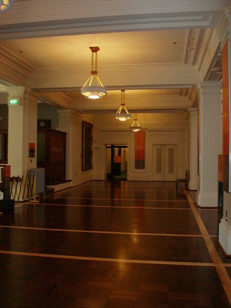 Kings Hall near the grand stairway entry