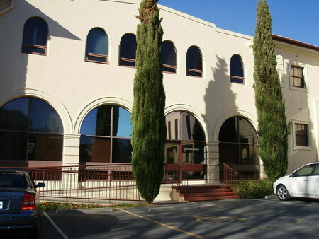 The columns of St Christophers (now with verandah enclosed)