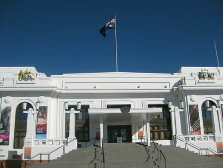 Present day view of the steps