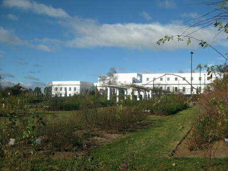 Old Parliament House from western rose gardens