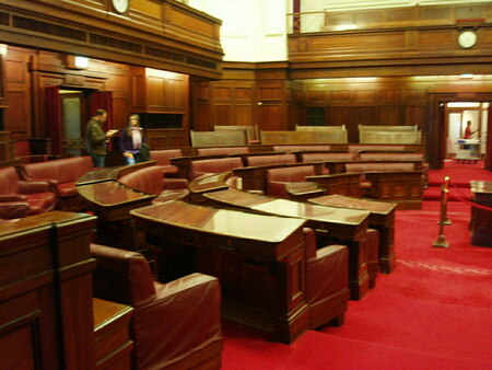 Current view of the Senate Chamber