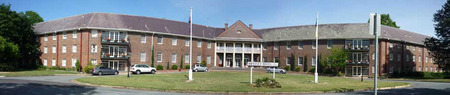 Panorama of present-day Brassey Hotel