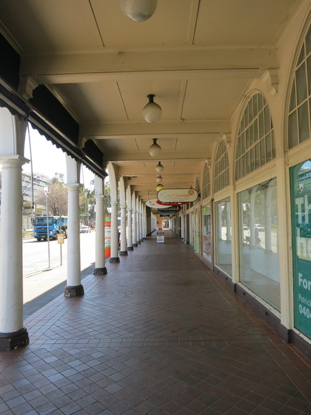 New shops on an old strip.