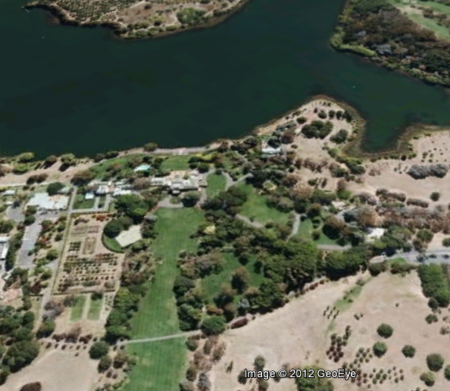 The Molonglo is now part of the lake. From Google Earth