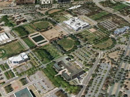 How interesting to see the bare bones of the gardens laid out, then coming to fruition. From Google Earth