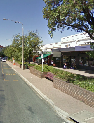 Who knows which part of Giles St this really is...but this was the only part I could find that still had the correct roof fronts. From Google Maps.