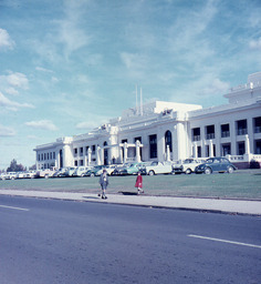 Family photo in 1960 of Parliament House