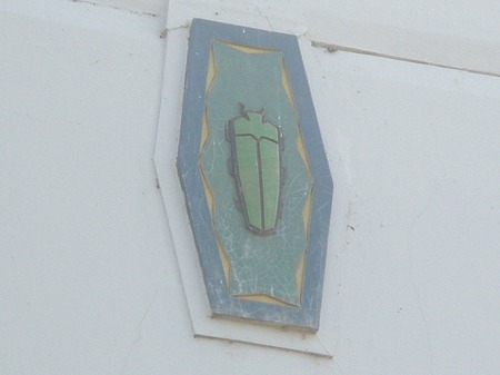 There are two beetles on the Entomology Building.  This is the left hand one ...