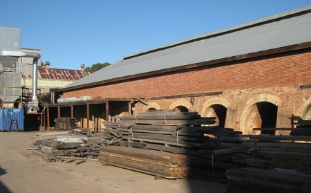View of the Brick Kilns of Denman st Yarralumla - currently houses a wood recycling business and various artisans