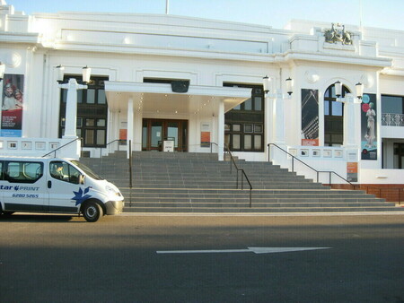View towards the front entrance to Old Parliament House