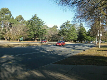 Current day view from near Albert Hall with Commonwealth Avenue