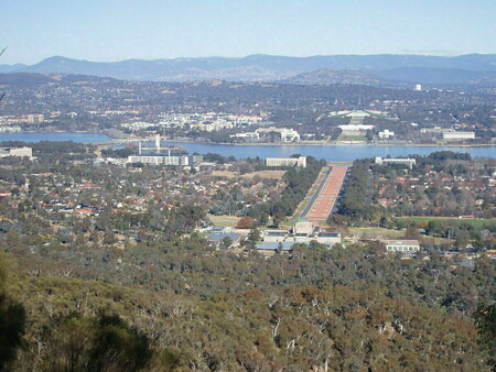 Panorama from Mt Ainslie look-out