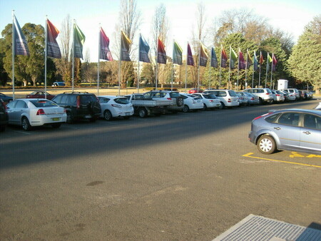 View from front car park looking north east