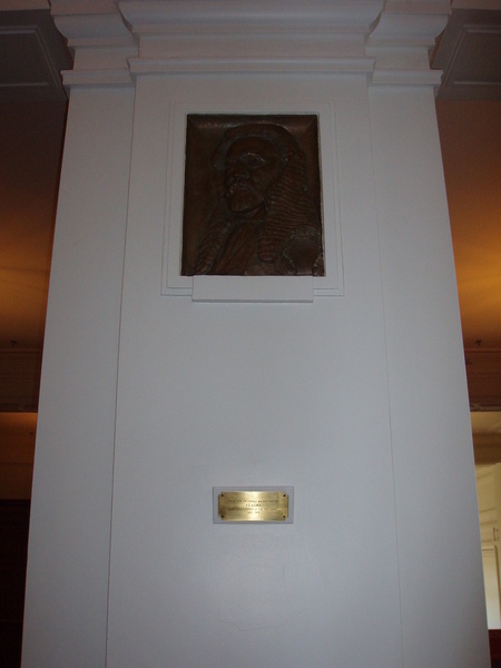 Whilst some of the paintings have changed position, the medallions are still in place