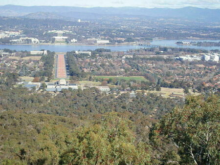 View from Mt Ainslie look out